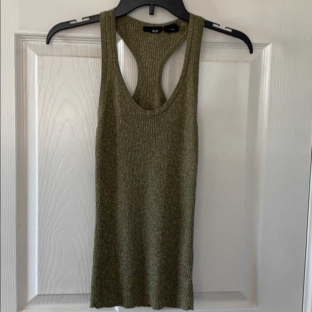 Green and gold tank top